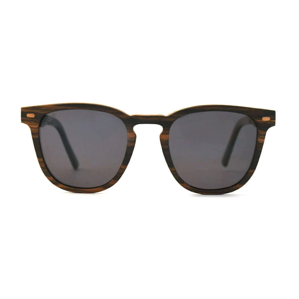 Joplins Lark Ebony - Wooden Sunglasses, Polarized sunglasses, Wood Sunglasses, Eco-friendly Sunglasses, Recycled sunglasses