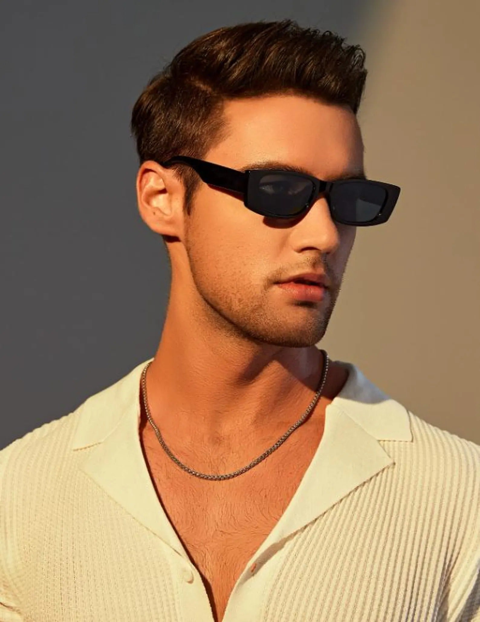 Vintage Square Sunglasses | Classic Men's Fashion Glasses