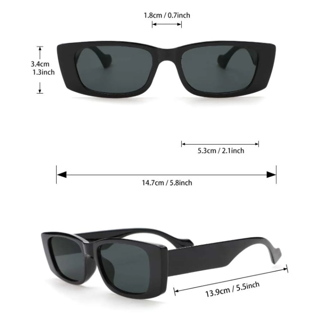 Vintage Square Sunglasses | Classic Men's Fashion Glasses