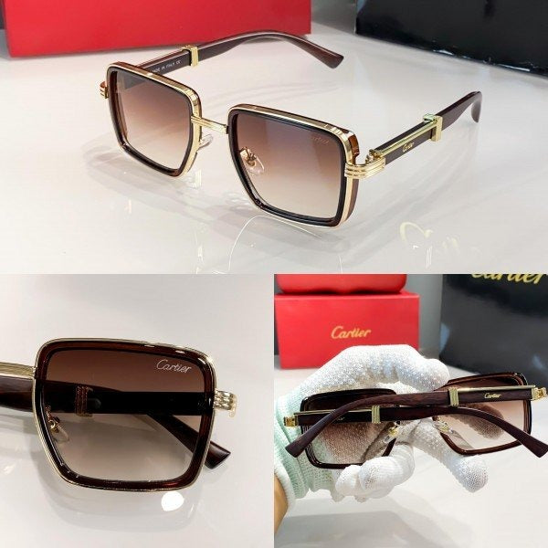 Cartier Brown Shaded 04725 Sunglasses Secondary image