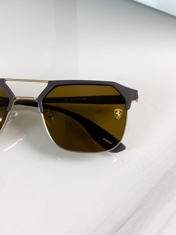 Rayban04 gold brown