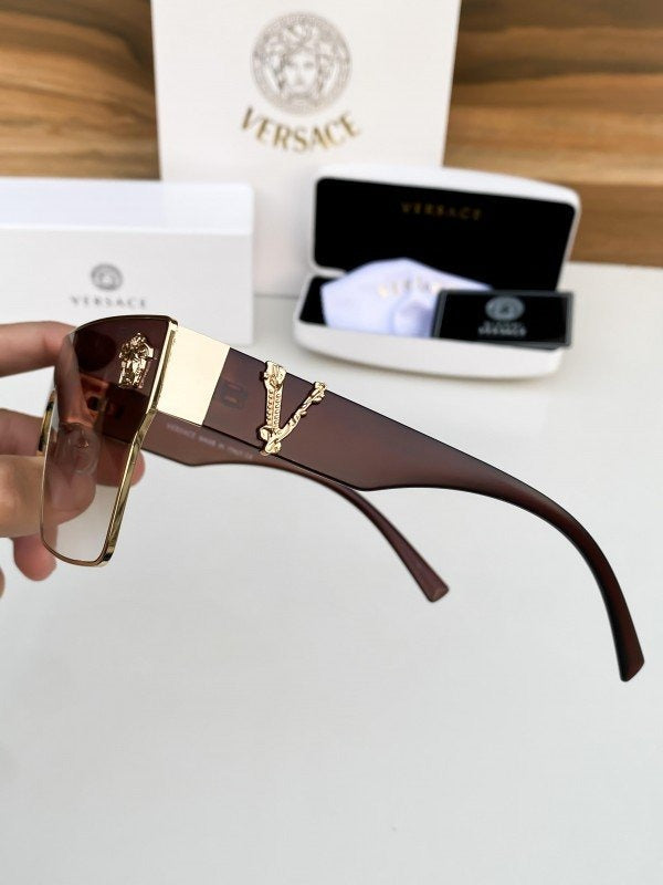 Versace Gold Brown 10086 Sunglasses