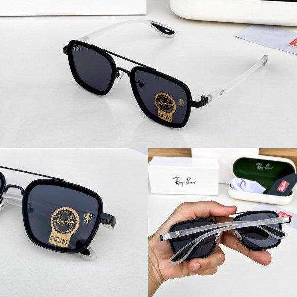 Rayban06 white black