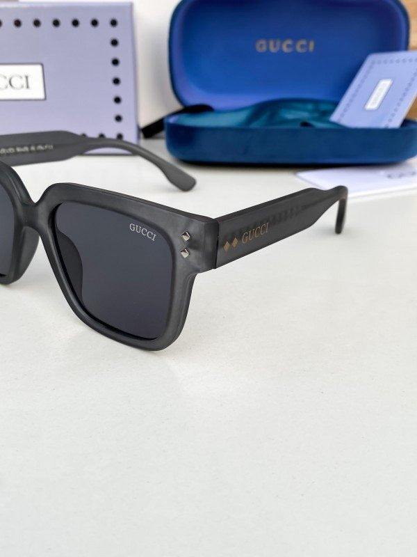 Gucci Grey Black 53 Sunglasses