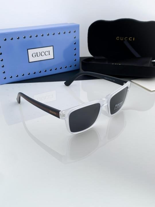 Gucci White Black 83123 Sunglasses