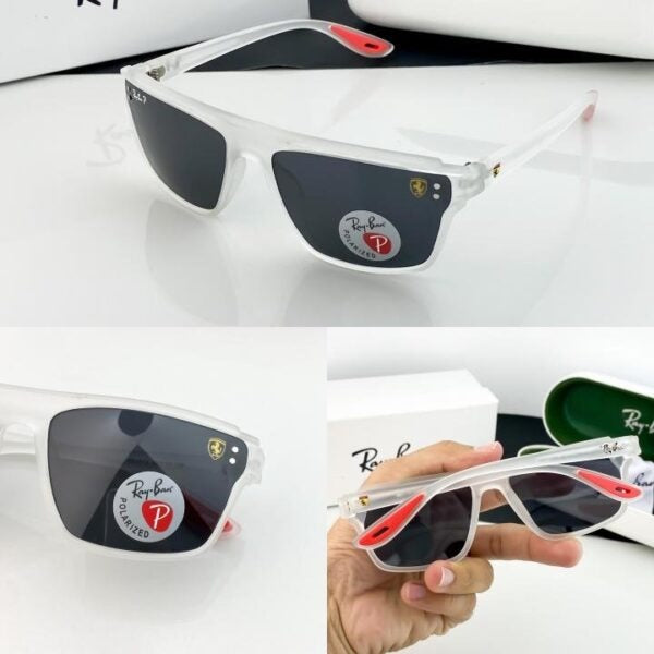 RAYBAN WHITE BLACK 3576 Secondary image