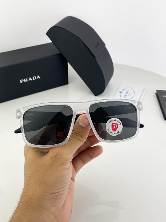 Prada Black White 2438 Sunglasses