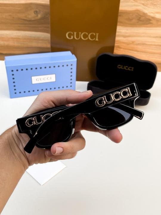 Gucci Gold Black 2321 Sunglasses