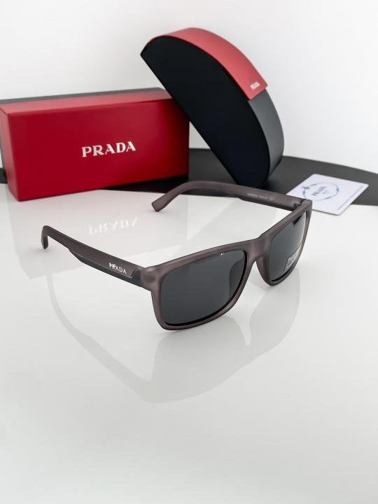 Prada Grey Black 0892 Sunglasses