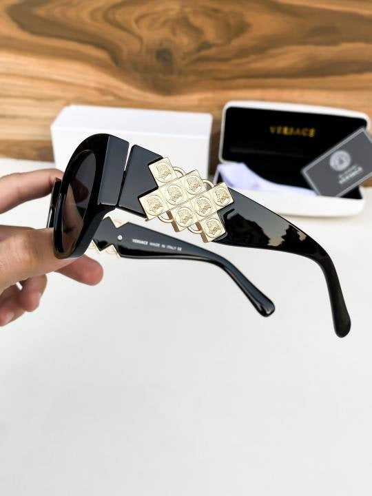 Versace Gold Black 4200 Sunglasses