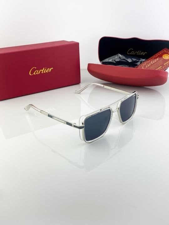 Cartier Silver Black 210 Sunglasses Secondary image