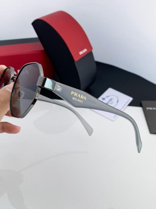 Prada Grey Black 97S Sunglasses