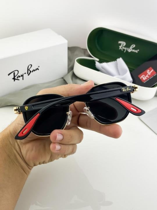 RAYBAN GOLD BLACK 3674