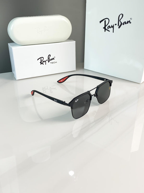 LUXURY SHADES #04 FULL BLACK BRANDED PREMIUM SUNGLASS
