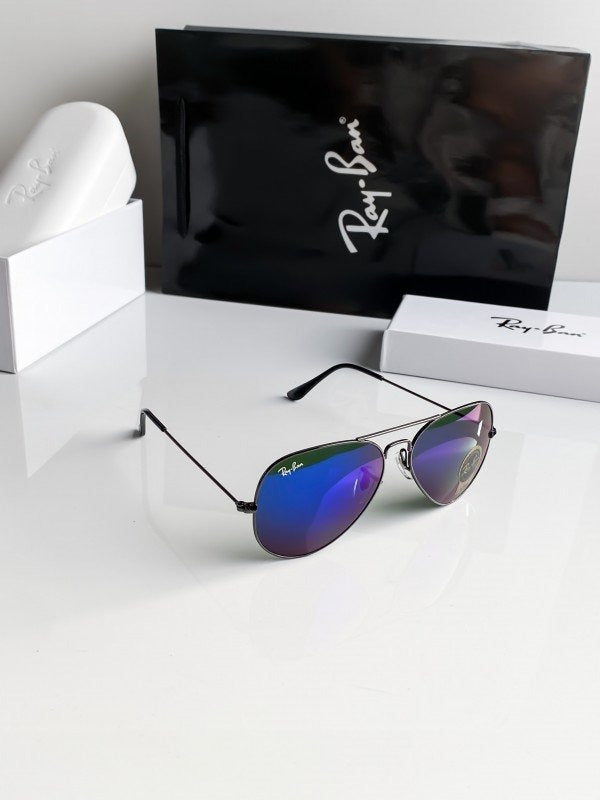 RAYBAN BLACK BLUE MERCURY 3025 SUNGLASSES