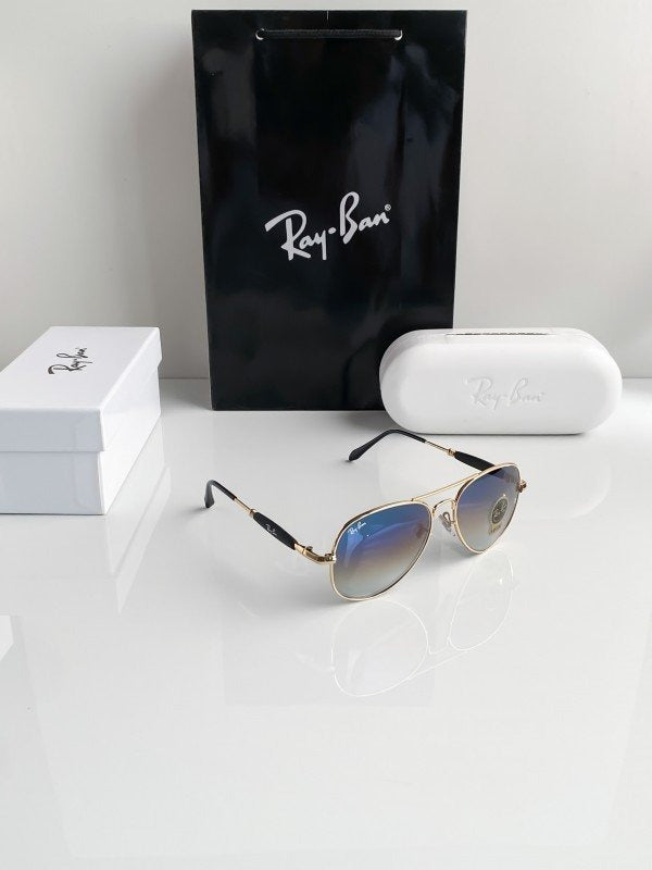 Rayban gold blue shade 3517