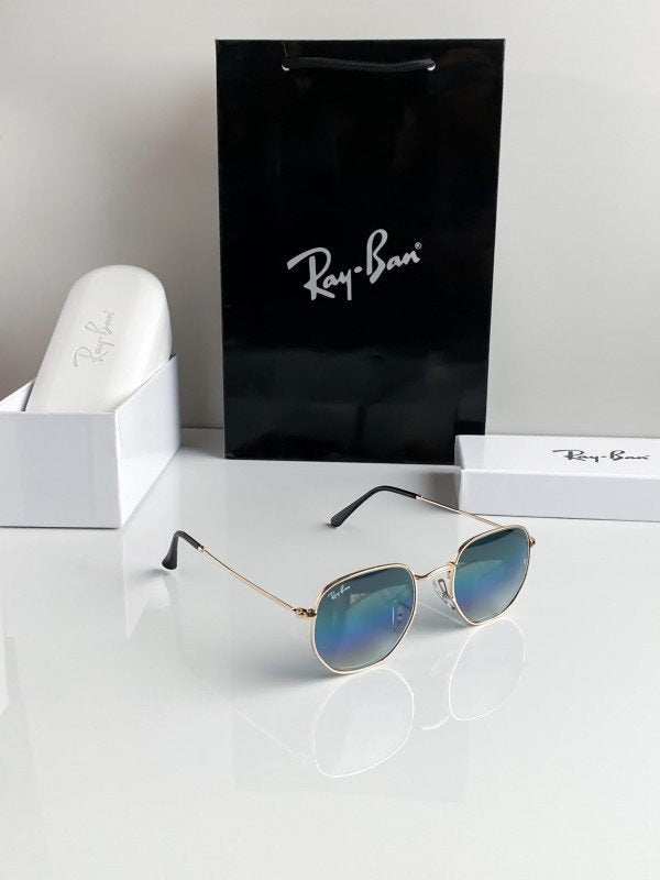 Rayban gold blue shade 3548
