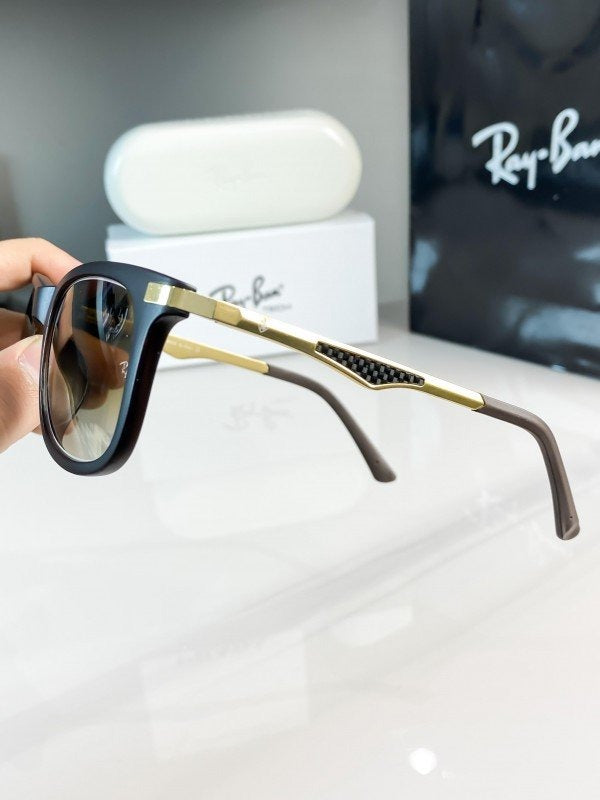 Rayban gold brown shaded 4287