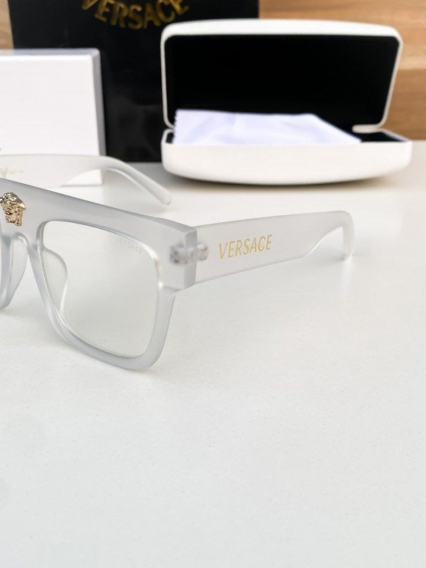 Versace White Frame 62 Sunglasses