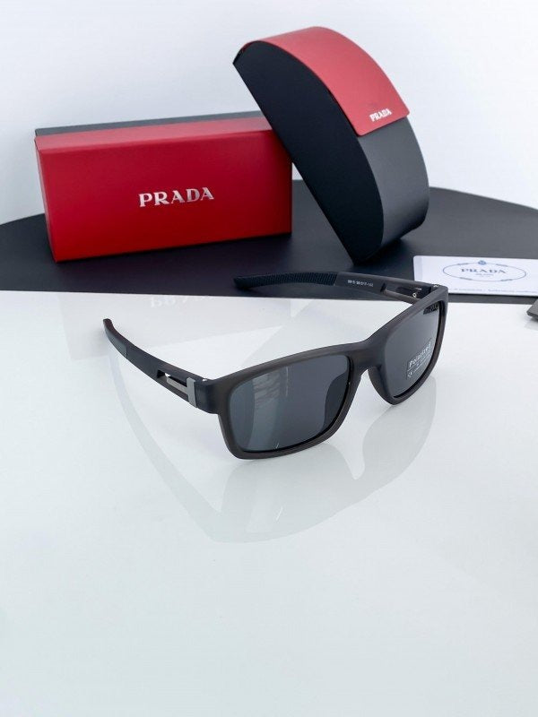 Prada Grey Black 9915 Sunglasses