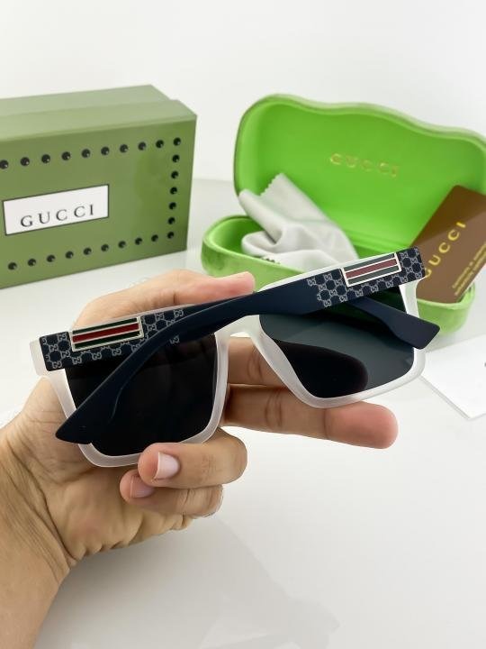 Gucci White Black 1089 Sunglasses