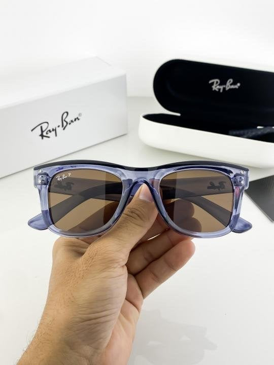 RAYBAN BLUE BROWN REVERSE 63