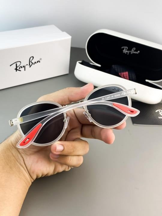 RAYBAN WHITE BLACK 02 3675