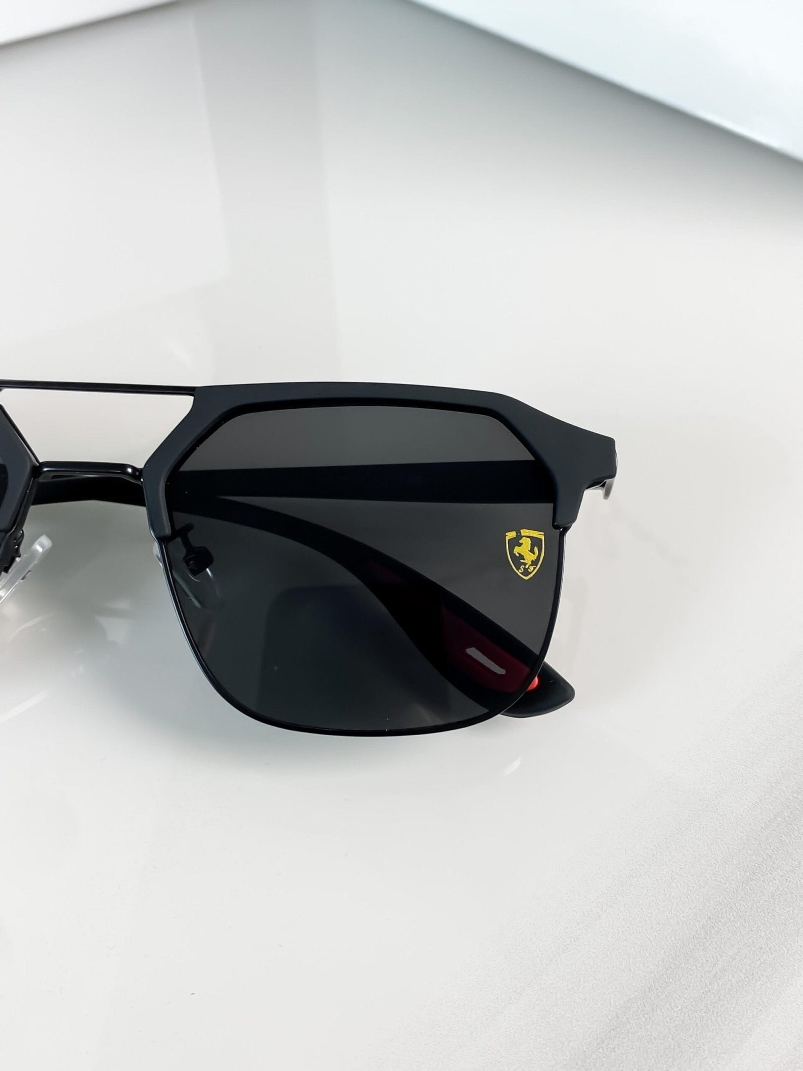 LUXURY SHADES #04 FULL BLACK BRANDED PREMIUM SUNGLASS
