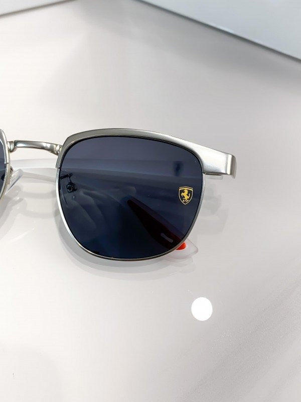 Rayban white black red 03