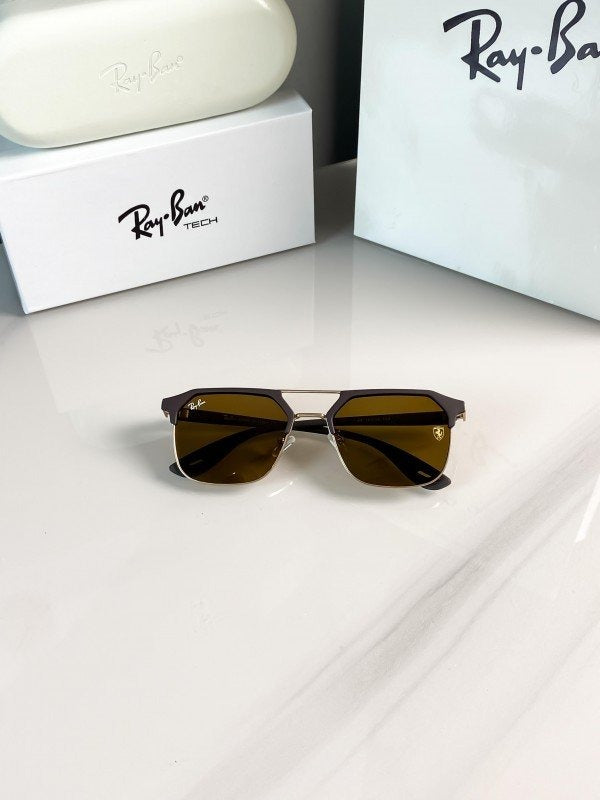 Rayban04 gold brown
