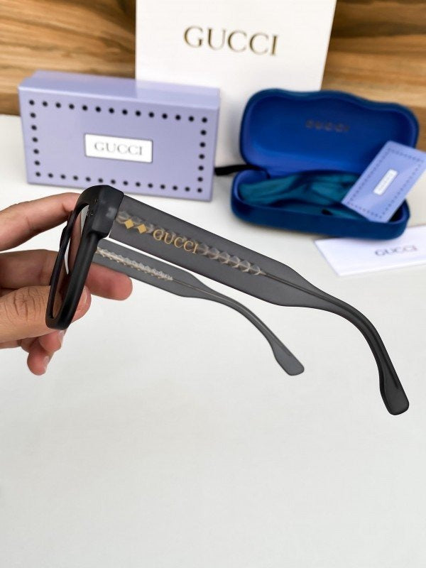 Gucci Grey Black 53 Sunglasses