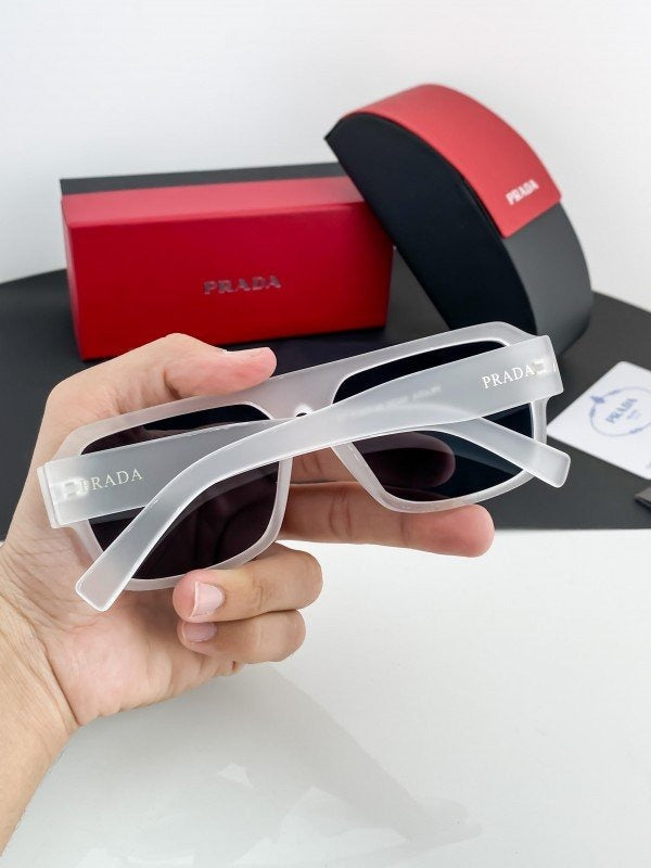 Prada White Black 22Y Sunglasses