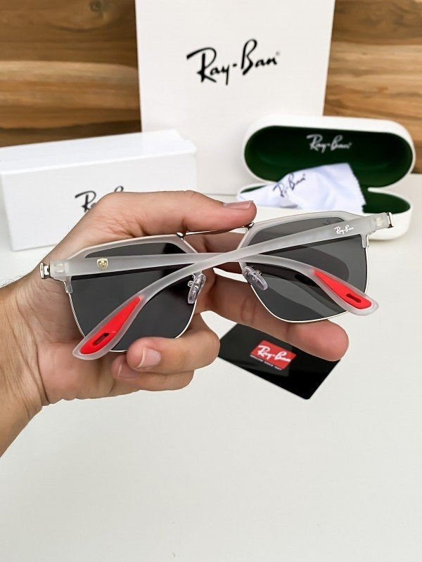 Rayban04 ice black red