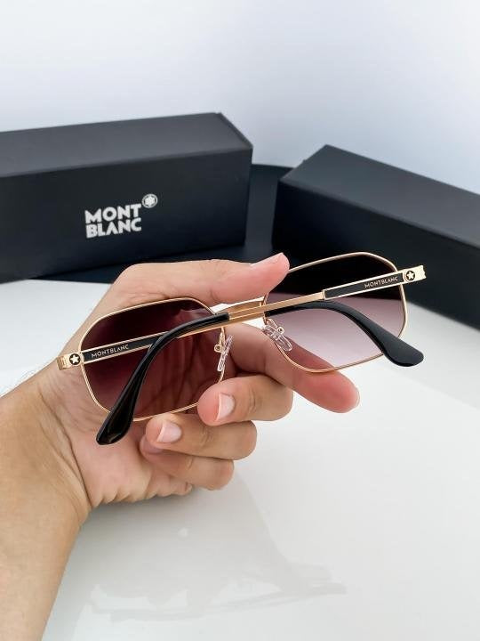 Mont Blanc Gold Purple 2253 Sunglasses