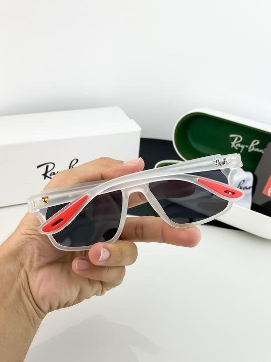 RAYBAN WHITE BLACK 3576