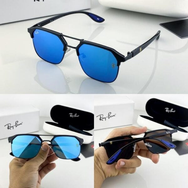 RAYBAN 04 BLACK BLUE MERCURY