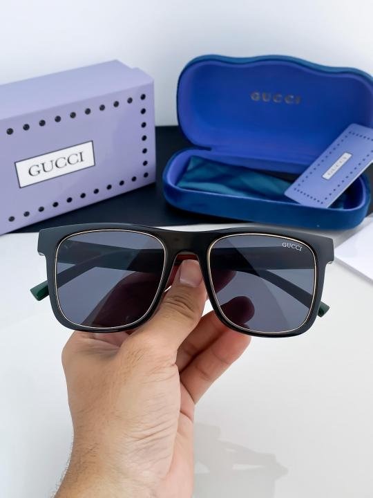 Gucci Black Green SID 1001 Sunglasses