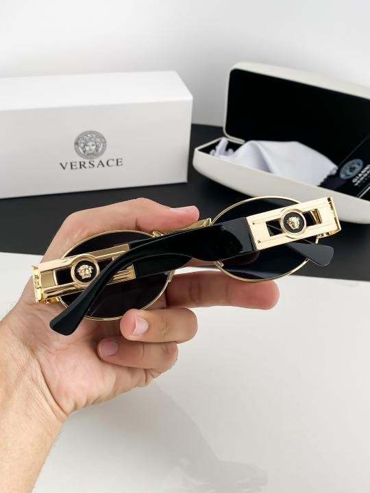 Versace Gold Black 8016 Sunglasses