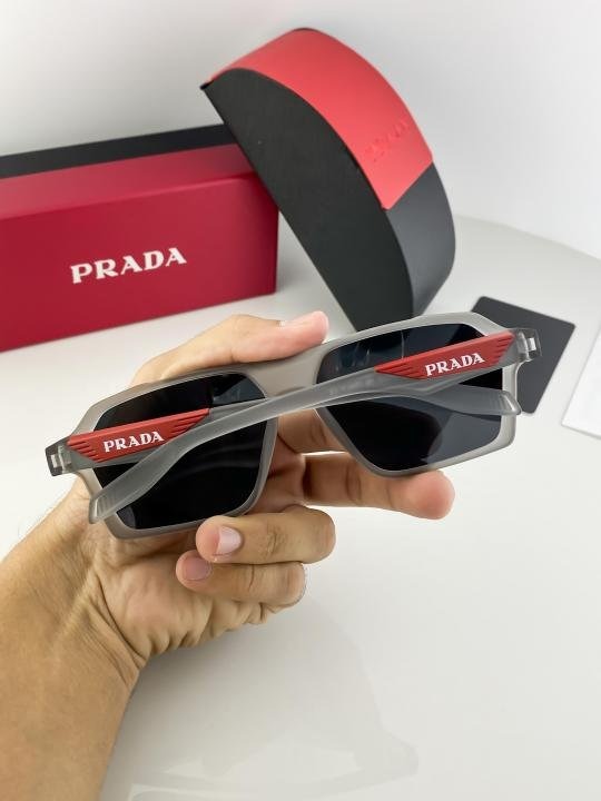 Prada Grey Black SP91 Sunglasses
