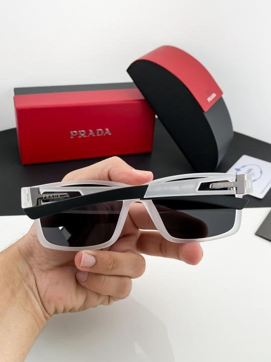 Prada White Black 9915 Sunglasses