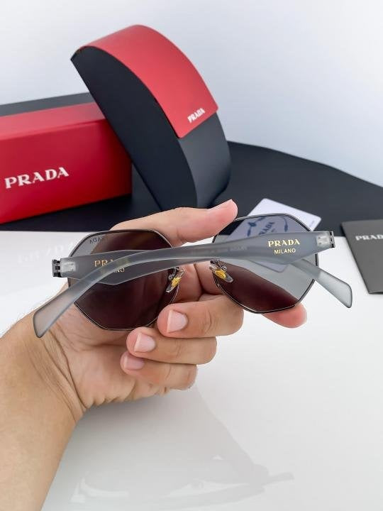 Prada Grey Black 97S Sunglasses