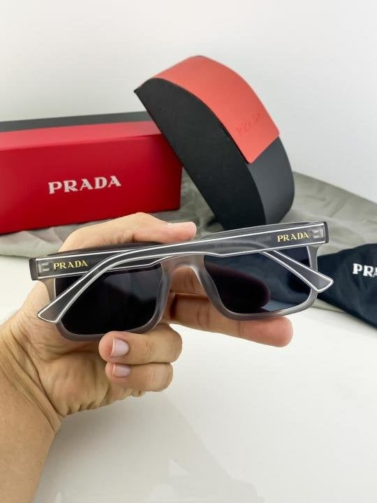 Prada Grey Black 25Z Sunglasses