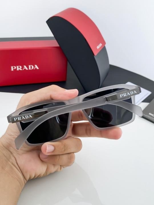 Prada Grey Black 90 Sunglasses
