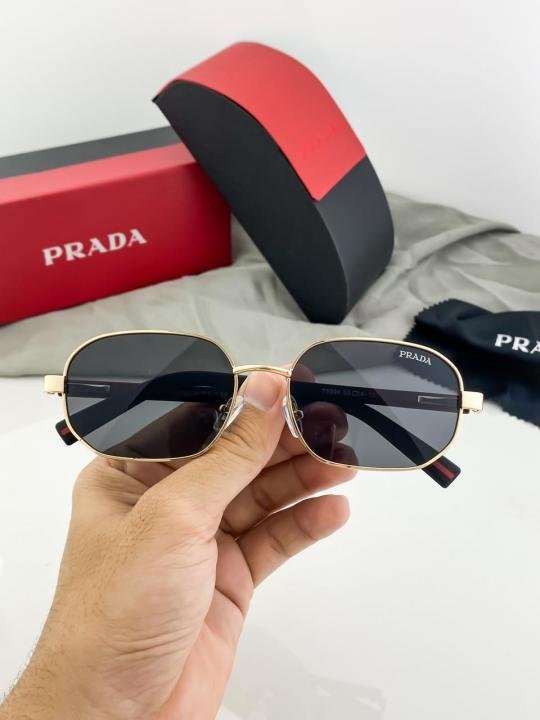 Prada Gold Black 996 Sunglasses