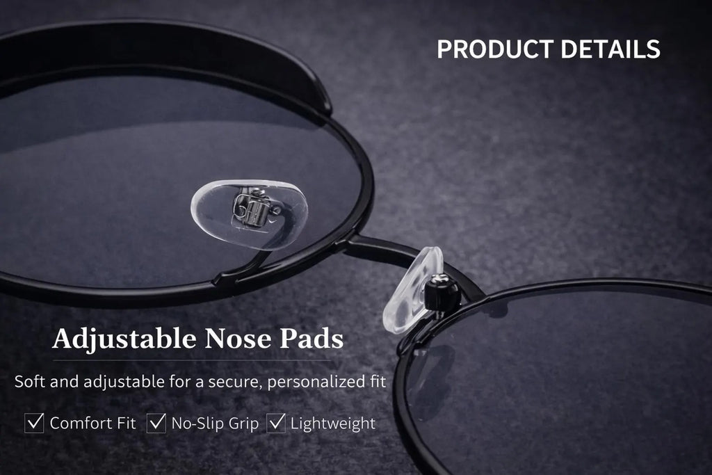 Round Steampunk Gothic Sunglasses – Vintage Metal Frame Shades – Retro Fashion Eyewear