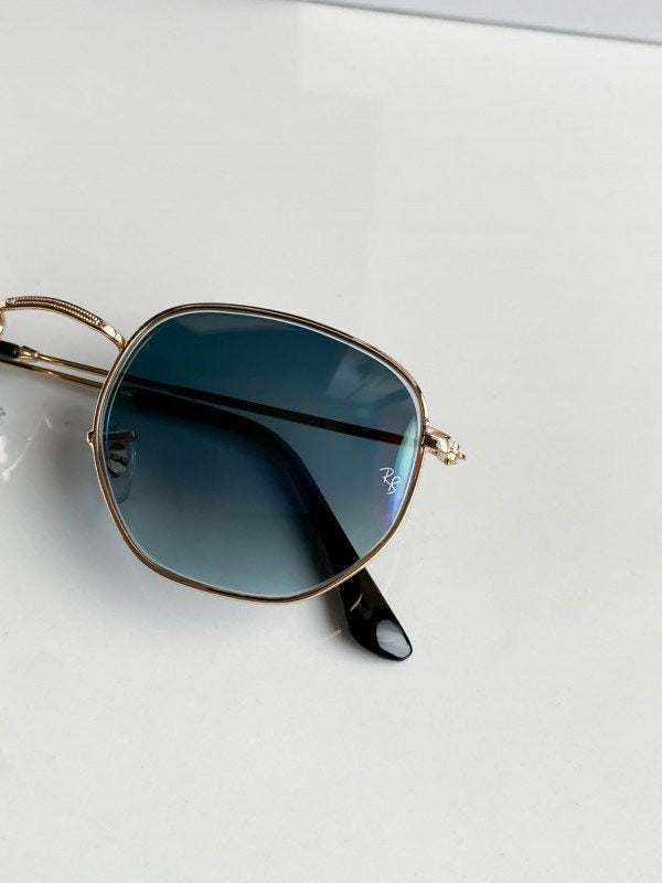 Rayban gold blue shade 3548