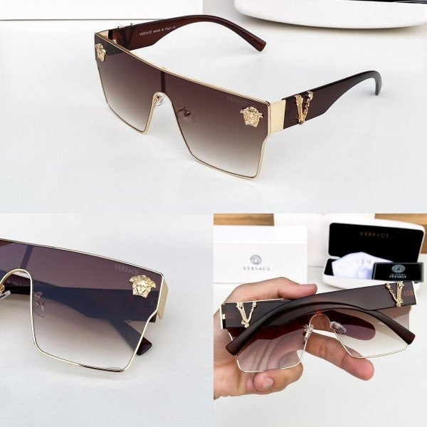 Versace Gold Brown 10086 Sunglasses