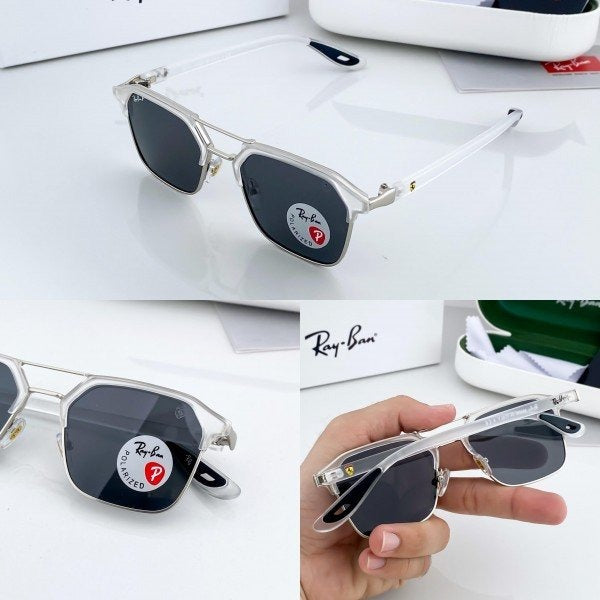 RAYBAN04 WHITE BLACK