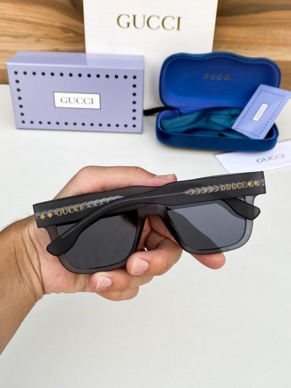 Gucci Grey Black 53 Sunglasses