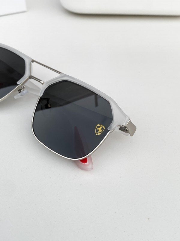 Rayban04 ice black red